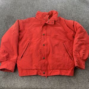 Vintage Cabela’s Gore-Tex Down Jacket Women’s Medium Red Zipped Pockets 90s
